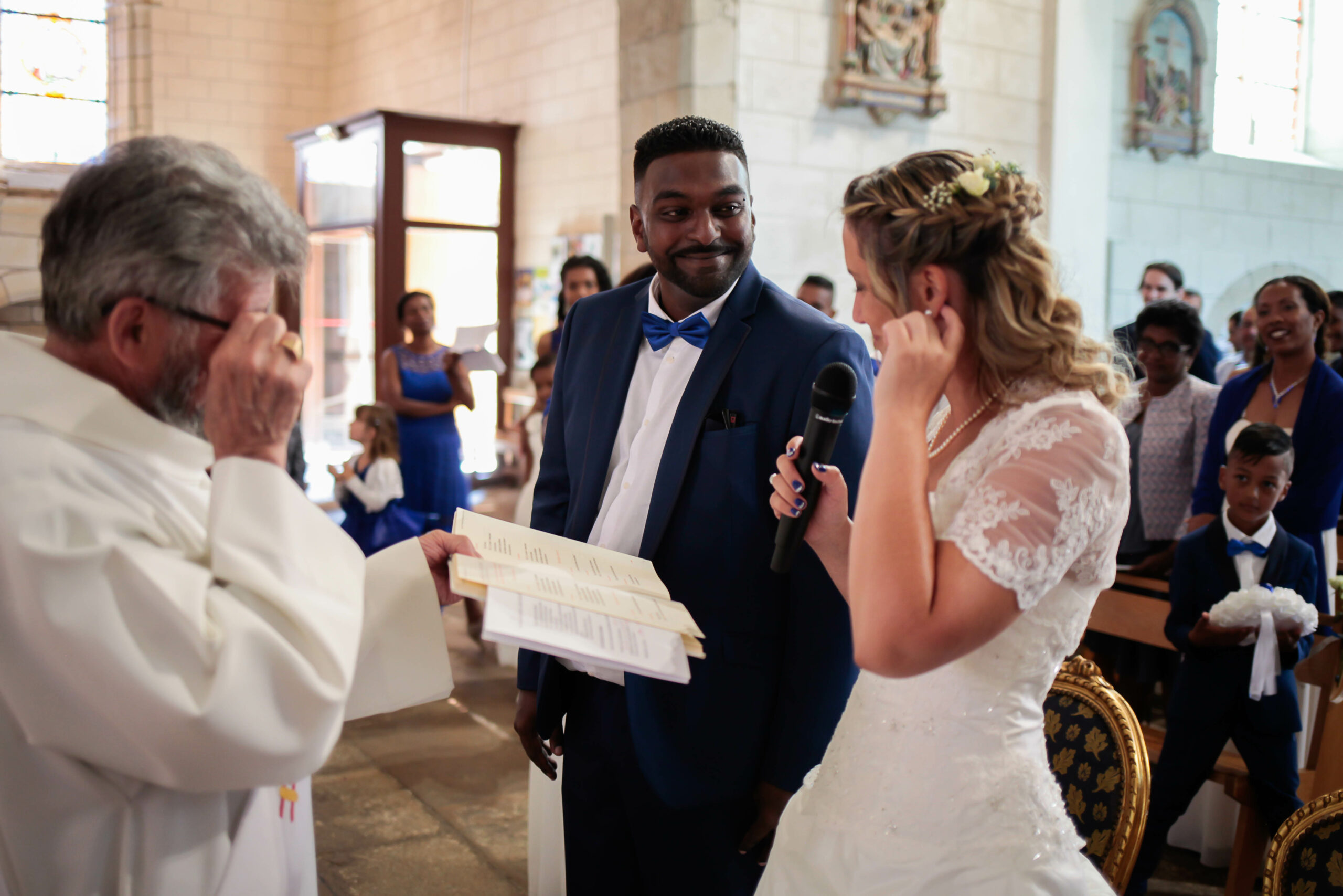 photo mariage église Morbihan